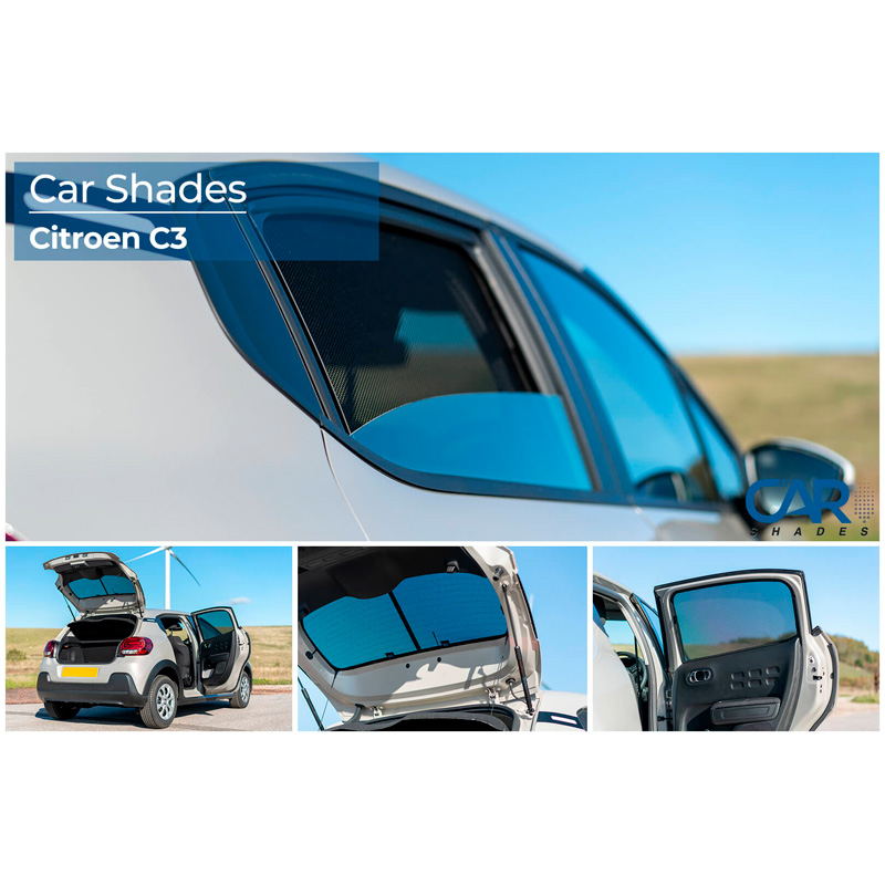 Set Car Shades  Citroen C3 5 doors 2016- (6-pieces)