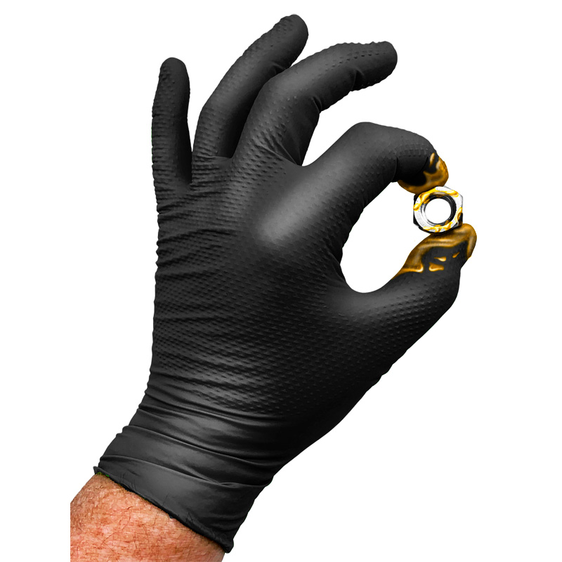 Gripp-It Nitrile Gloves - size XXL - Black - Dispenserbox of 50 pcs