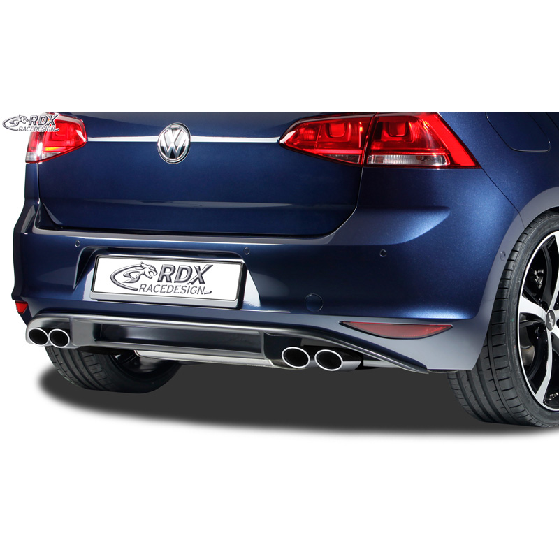 Rear bumper skirt 'Diffusor'  Volkswagen Golf VII HB 3/5-doors 2012- 'R-Look' excl. GTi/GTD (PUR)