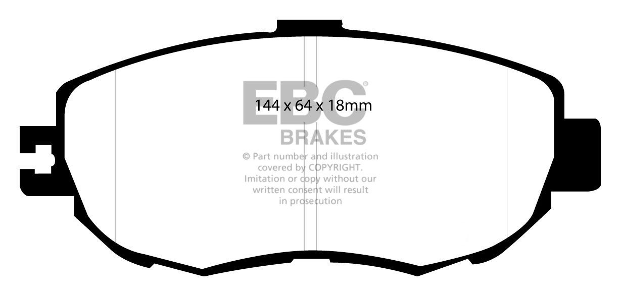EBC Brakes LEXUS LS400 4.0 93-95 Remblokken voorzijde