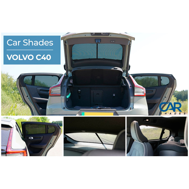 Set Car Shades  Volvo C40 2021- (6-pieces)