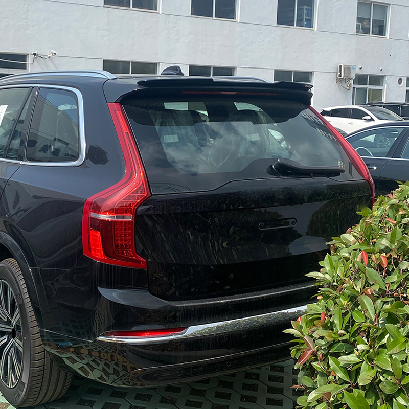 Dakspoiler (Spoiler Cap)  Volvo XC90 II R-Design 2015-2019 & Facelift 2019-2024 (ABS Glanzend zwart)