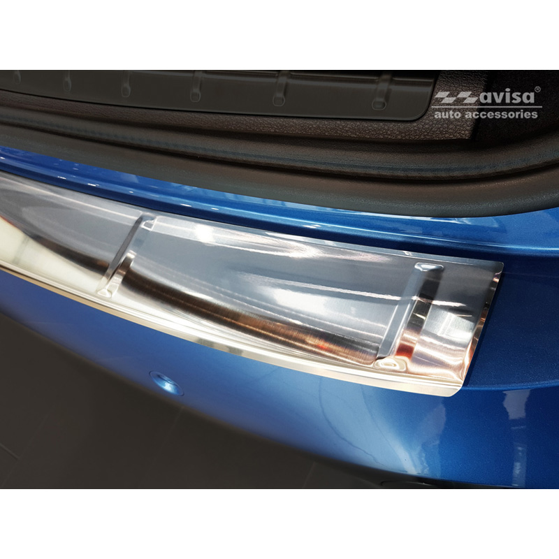 Stainless Steel Rear bumper protector  BMW X1 (F48) M-Package 2015-2022 'Ribs'