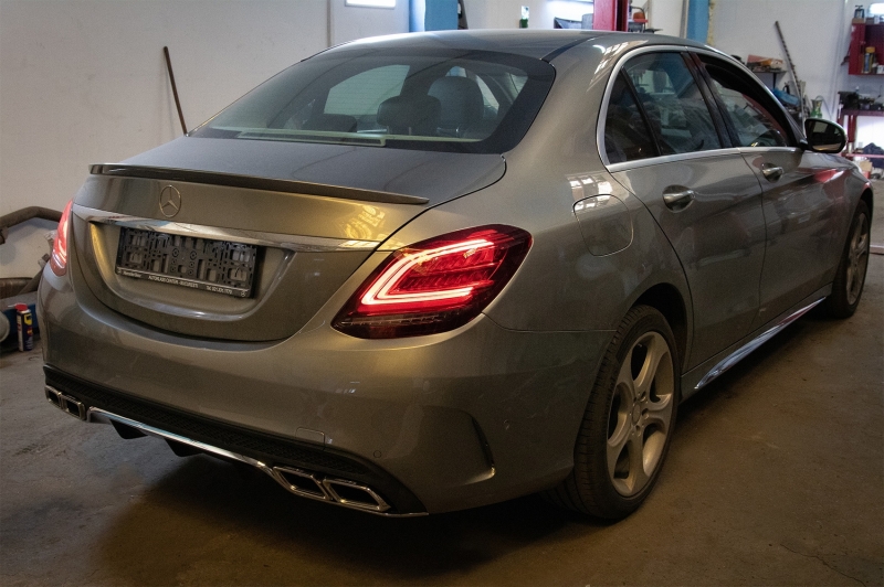 Tail Lights for Mercedes C-Class W205 (2014-2018) Facelift Design Tube