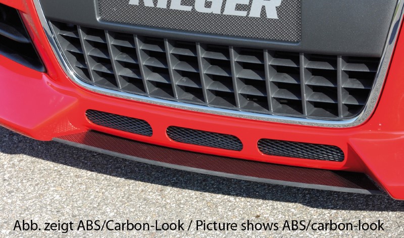 Spoilerzwaard voor Voorspoiler met/zonder 3 extra air-intakes Aud