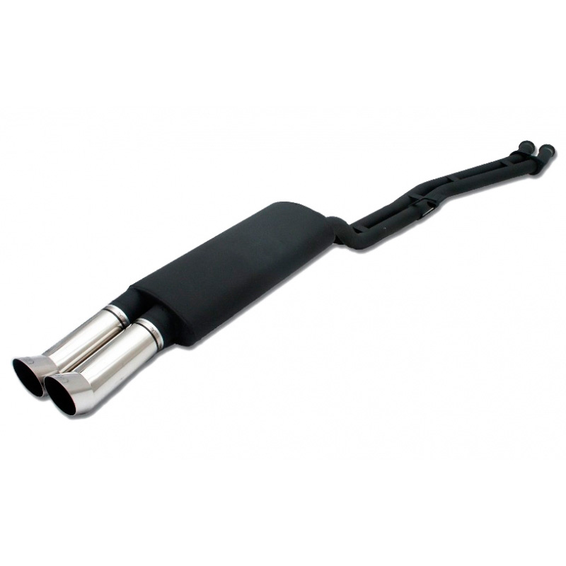 Sport exhaust  BMW E36 6-Cylinder Sedan/Touring/Cabrio/Coupe 320i 110kW/323i 125kW 1995-1998 2x 80mm DTM