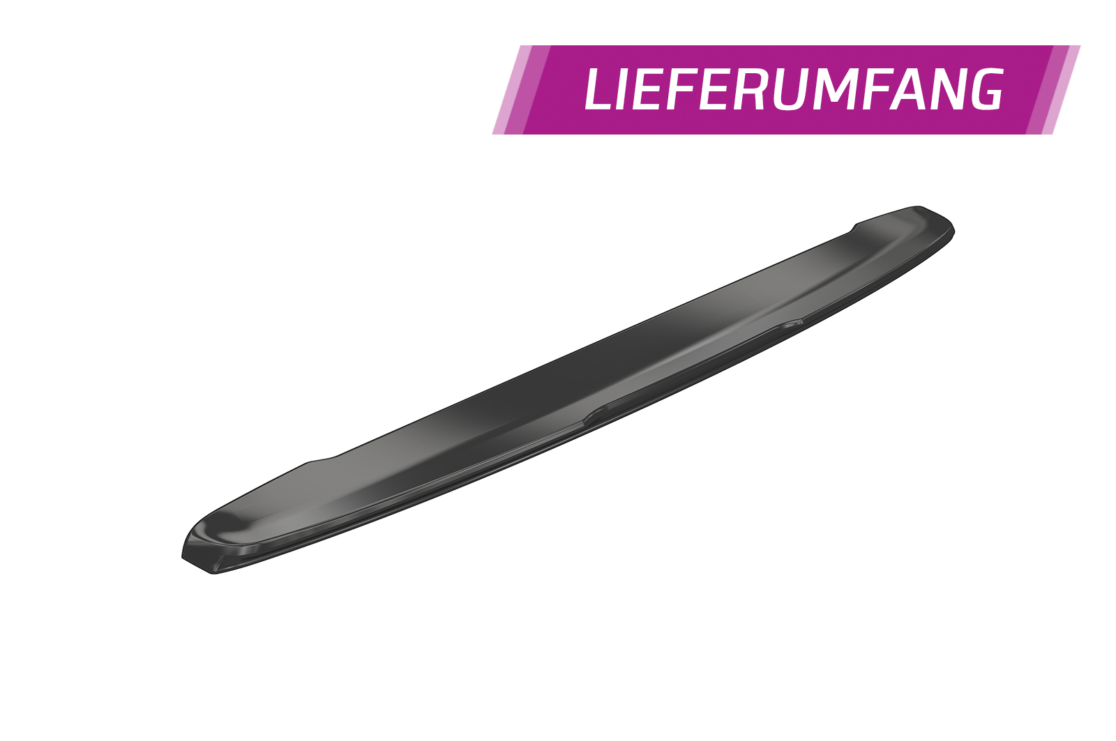 Spoiler Volkswagen Transporter T6 / T6.1 CSR Glans Zwart