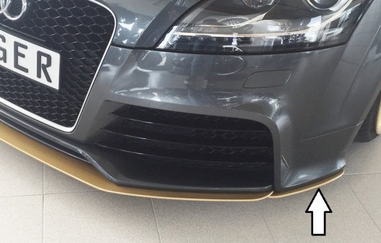 Front Splitter add-ons Audi TT RS ABS