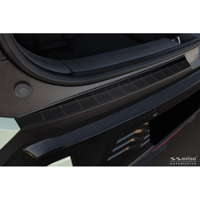 Avisa Stainless Steel Rear Bumper Protector  KIA EV3 GT 2024- - Matt Black - 2-pieces