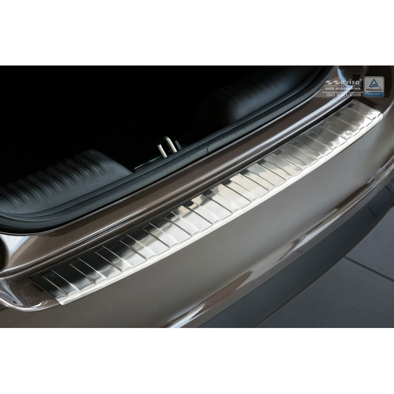 Stainless Steel Rear bumper protector  Fiat Tipo Sedan 2016-2020 & FL 2020- 'Ribs'
