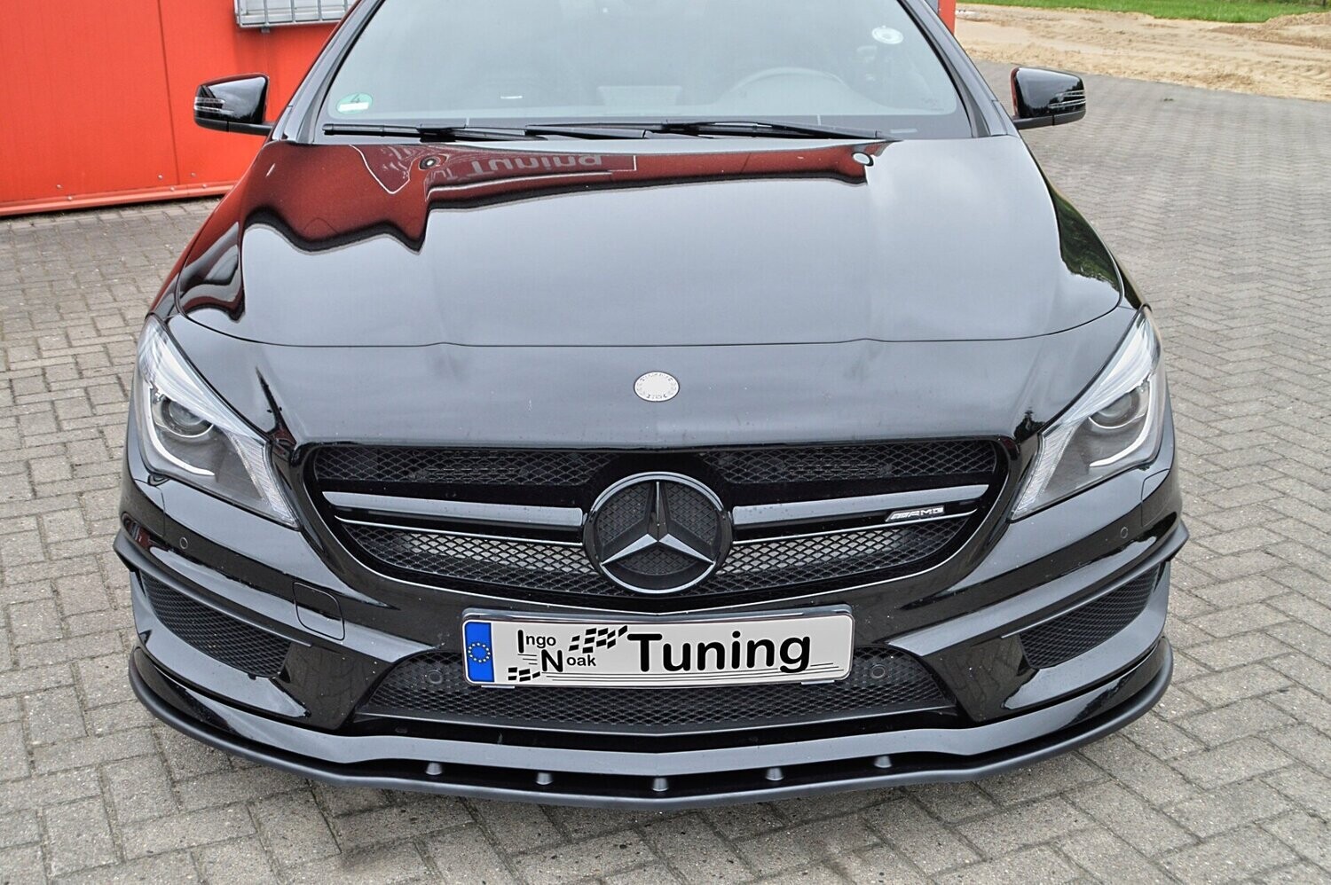 Voorspoilerlip Mercedes A45 AMG W17 voorfacelift 2012-2015