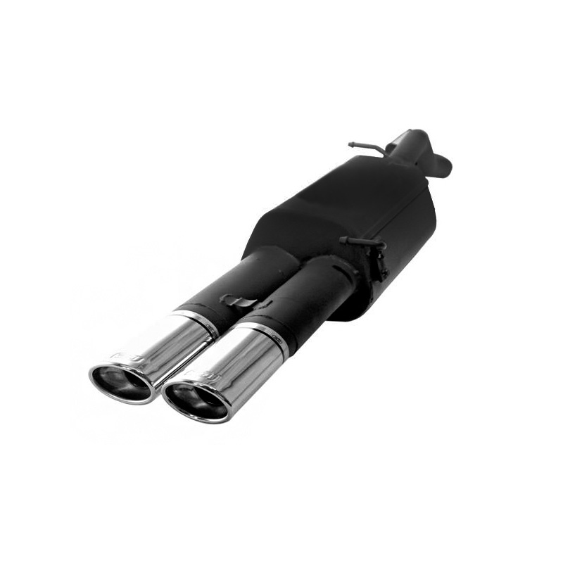 Sport exhaust  Volkswagen Bora Sedan 1.4i 55kW/1.6i 74/75/77kW/1.8i 20V 92kW/1.8T 110kW/2.0i 85kW/1.9SDI 50kW/1.9TDI 66/74/81/85/96/110kW/2.3i V5 110/125kW 1999-2005 2x 95x65mm
