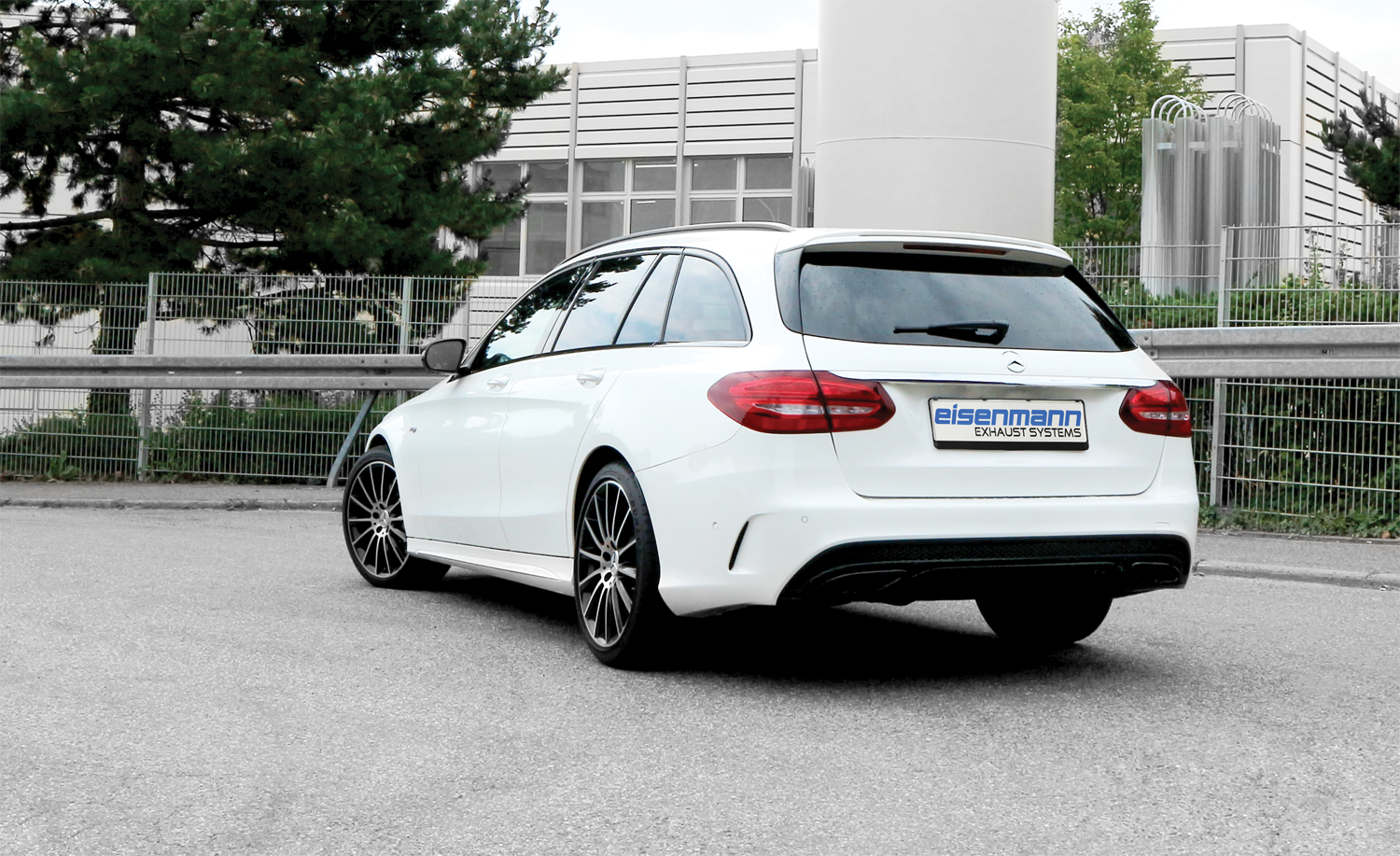 Rear Muffler For Mercedes-amg C-class Coupeexhaust Systems