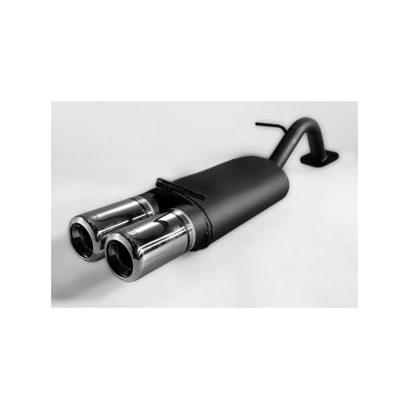 Sport exhaust  Toyota Yaris I HB 1.0i 50kW/1.3i 64kW 1999-2005 2x 80mm
