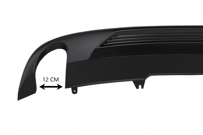 Achterbumper Diffusor Audi A4 B9 2015-2019 Edition Black