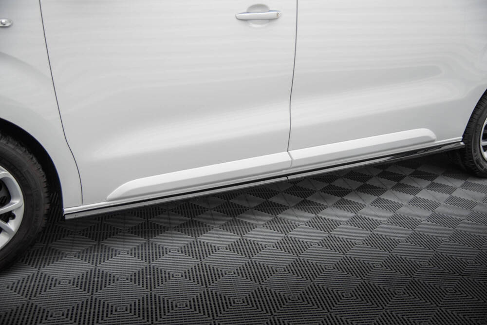 Zijskirts Citroen Jumpy Mk3 Maxton Glans Zwart