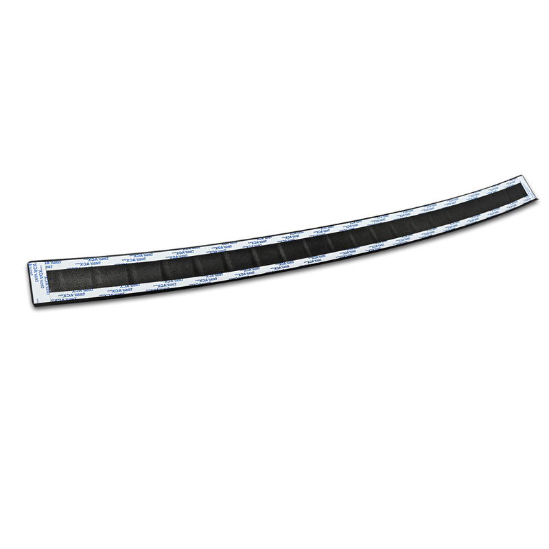 Matt Black Stainless Steel Rear bumper protector  Mercedes GLC II (X254) 2022- 'Ribs'