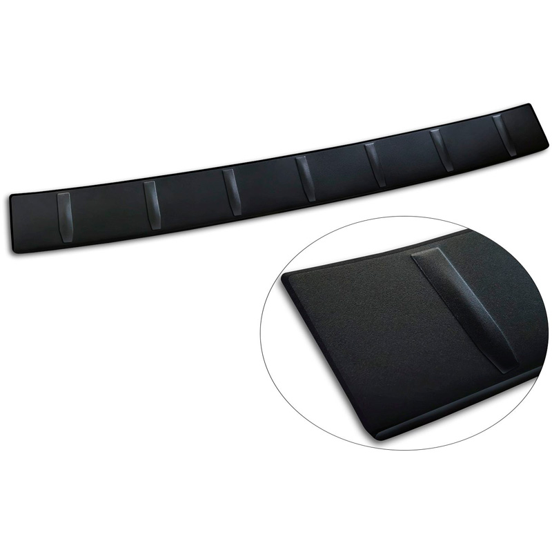 Avisa RVS Achterbumperprotector  BMW 5 Serie Touring (G61) 2024- incl. M-Sport - Matzwart