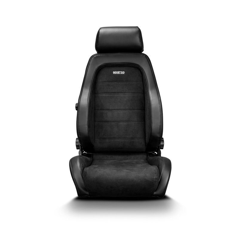 Sparco Sport Seat GT - Black Skai + Black Microfibre - Reclinable