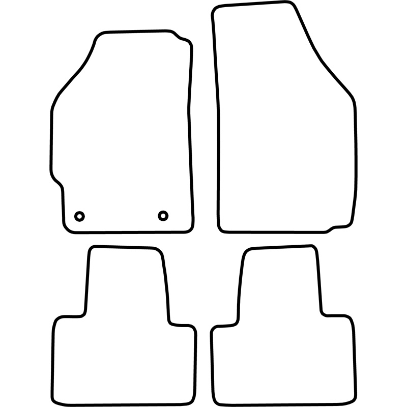 Automatten  Fiat Punto 2003-2010
