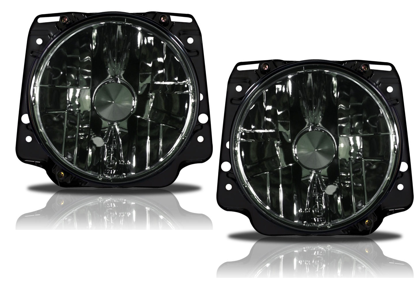 Koplampen VW Golf II Blackchroom Smoke