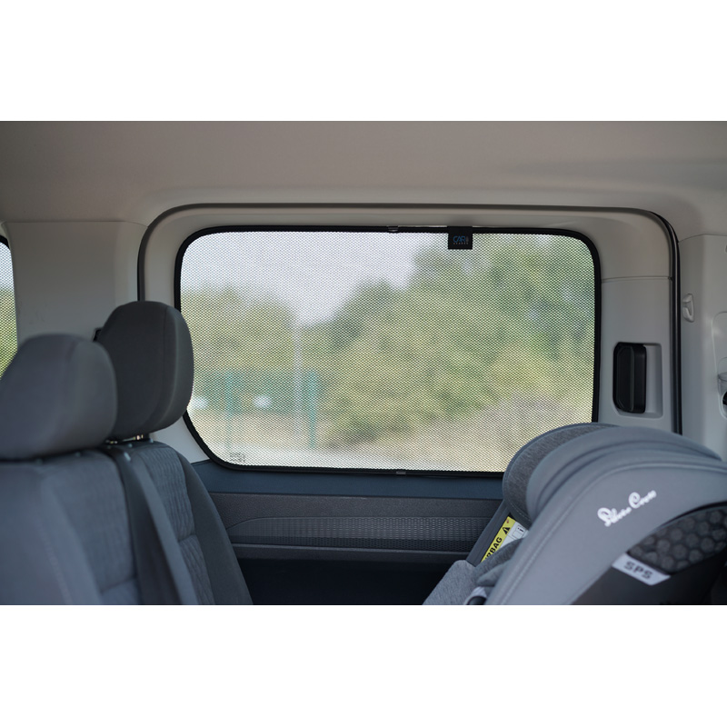 Satz Car Shades (Hintertüren) kompatibel mit Volkswagen Caddy V Maxi 2020- (2-teilig)