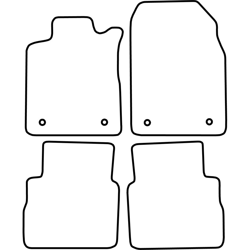 Set velour car mats  Opel Signum 2003-2008