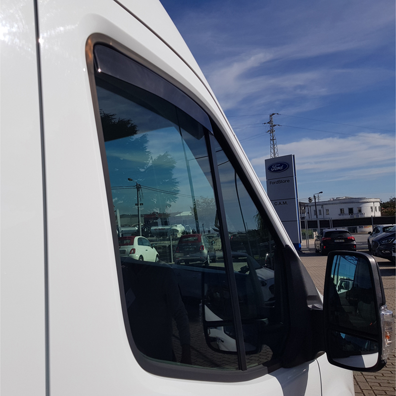 DGA Zijwindschermen  Renault Master IV (F8) 2024- (2-delig / kort)