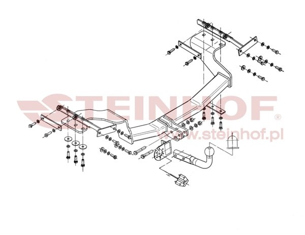 Trekhaak Nissan X-Trail (T31) 06/2007-2014