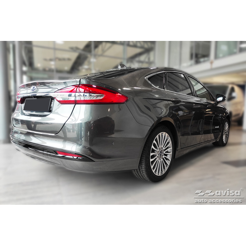 RVS Achterbumperprotector  Ford Mondeo V Hatchback/Sedan 2014-2019 & Facelift 2019- 'Ribs'