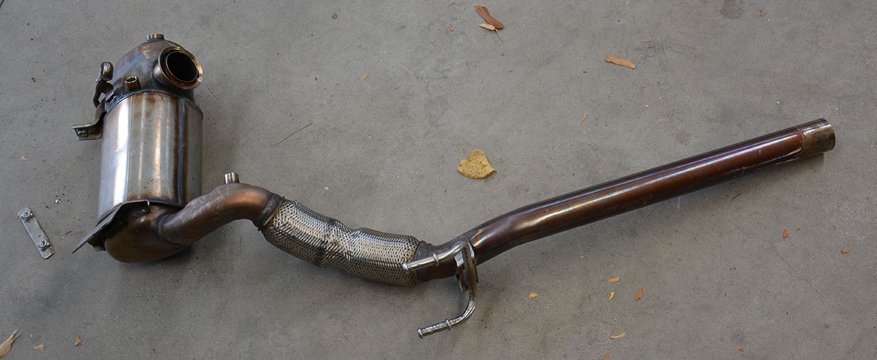 AUDI A1 1.6 TDi 3 Doors / Sportback (90 - 105 Hp) 2011 -> 2014 Turbo downpipe kit (Replace Diesel Pa