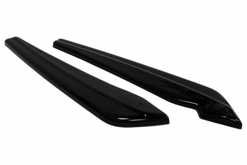 Achterzij Spoilers Audi A6 C7 S-line Avant Glanzend Zwart