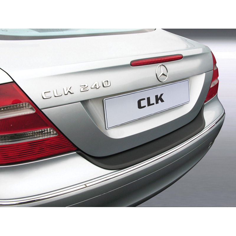 ABS Rear bumper protector  Mercedes CLK 2005-2009 Black