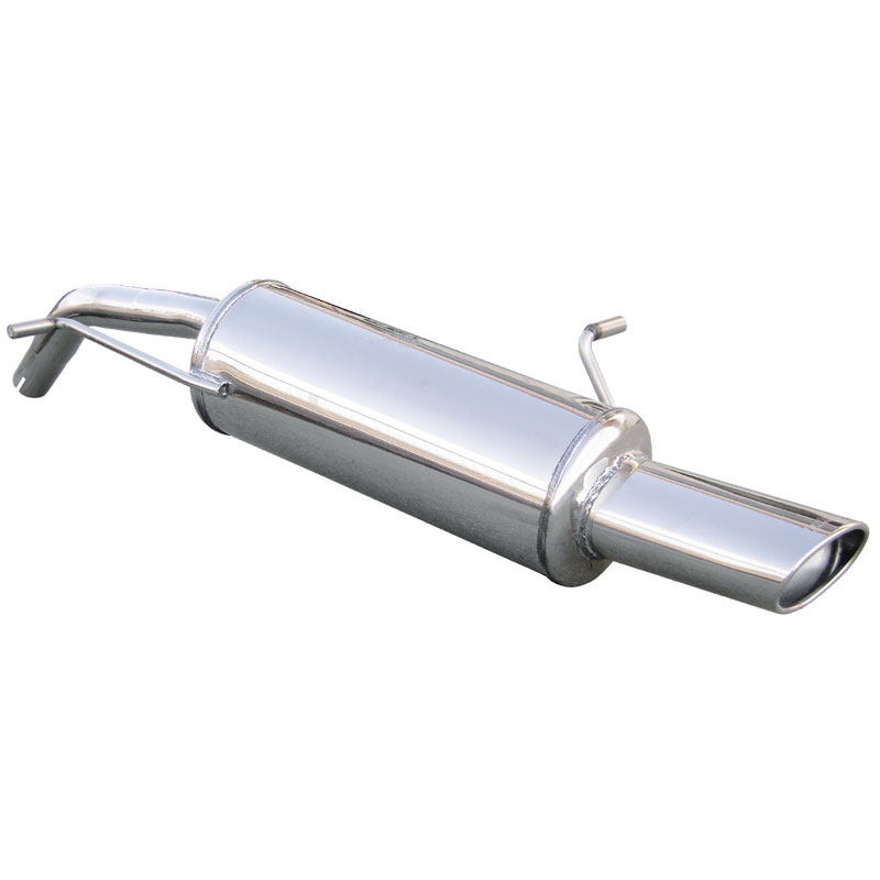 100% Inox Sport Exhaust  Peugeot 207 1.4 16v (90HP) 2006- 120x80mm
