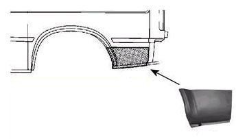 eindplaat, KWB, links, 09/1991-Ford Transit, 1994-2000
