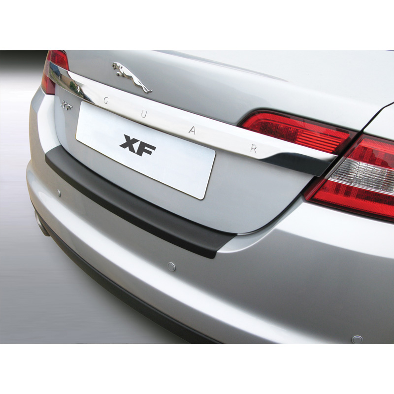 ABS Rear bumper protector  Jaguar XF 2007- Black