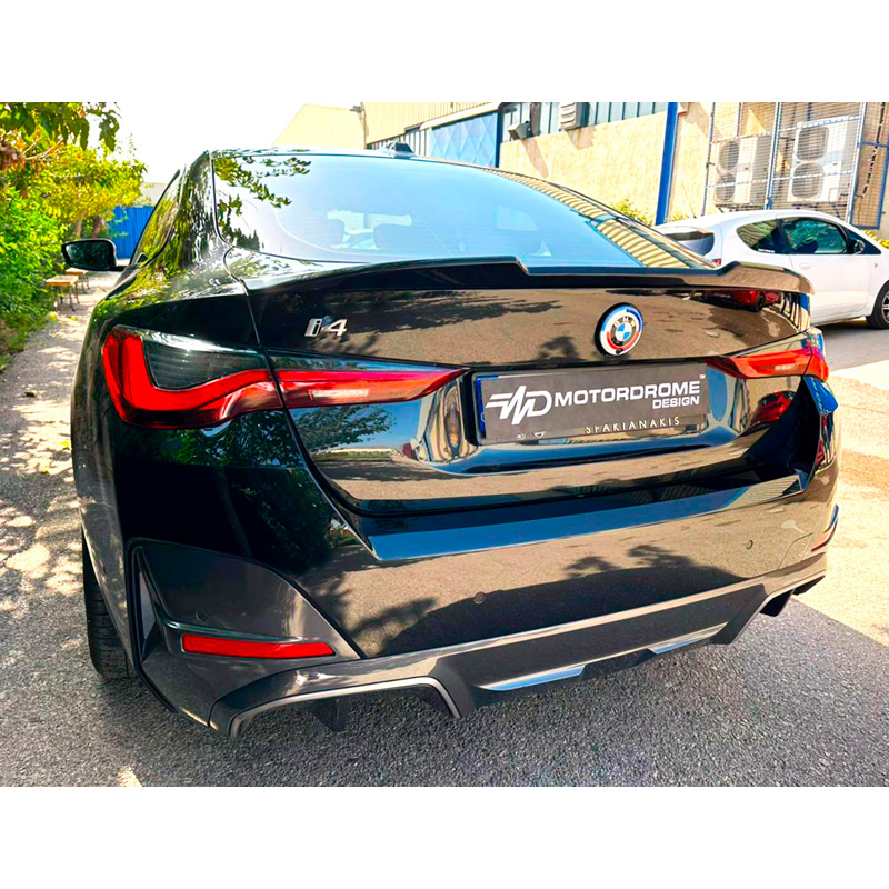 Trunk spoiler lip  BMW i4 G26 Sedan 2021- (PU)