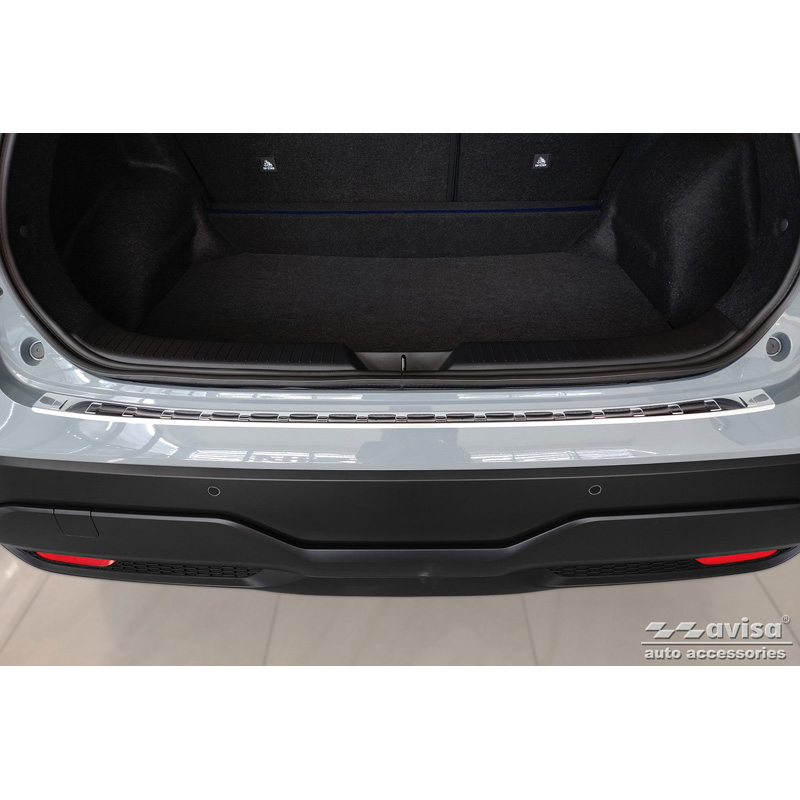 Stainless Steel Rear bumper protector  Nissan Qashqai III 2021- 'Ribs'