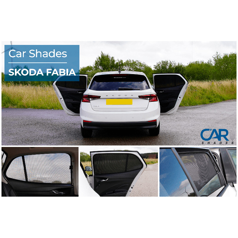 Set Car Shades (rear side doors)  Skoda Fabia IV 2021- (2-pieces)