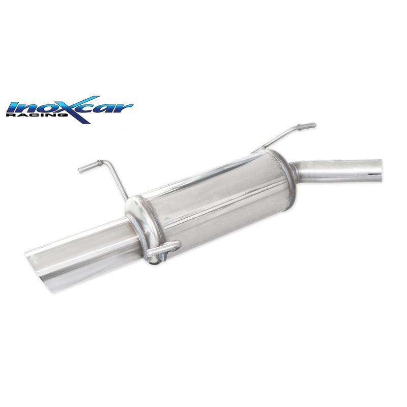 100% Inox Sport Exhaust  Opel Corsa C 1.2 16v 75hp 2000-2003 Ø45 1x90mm Rally