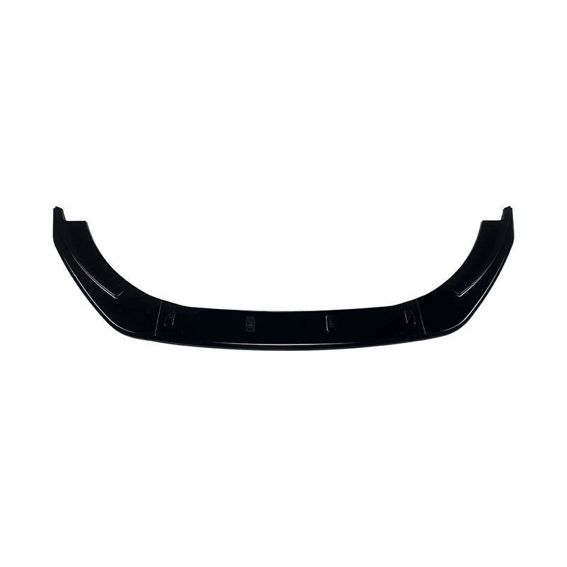 Front spoiler lip  Volkswagen Golf VI 2008-2012 excl. GTi/R (Glossy Black ABS)
