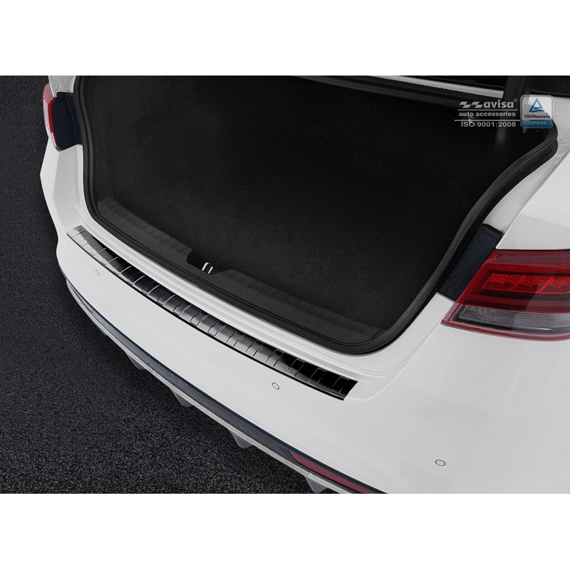 Zwart RVS Achterbumperprotector  Kia Optima Sedan 2015- Ribs'