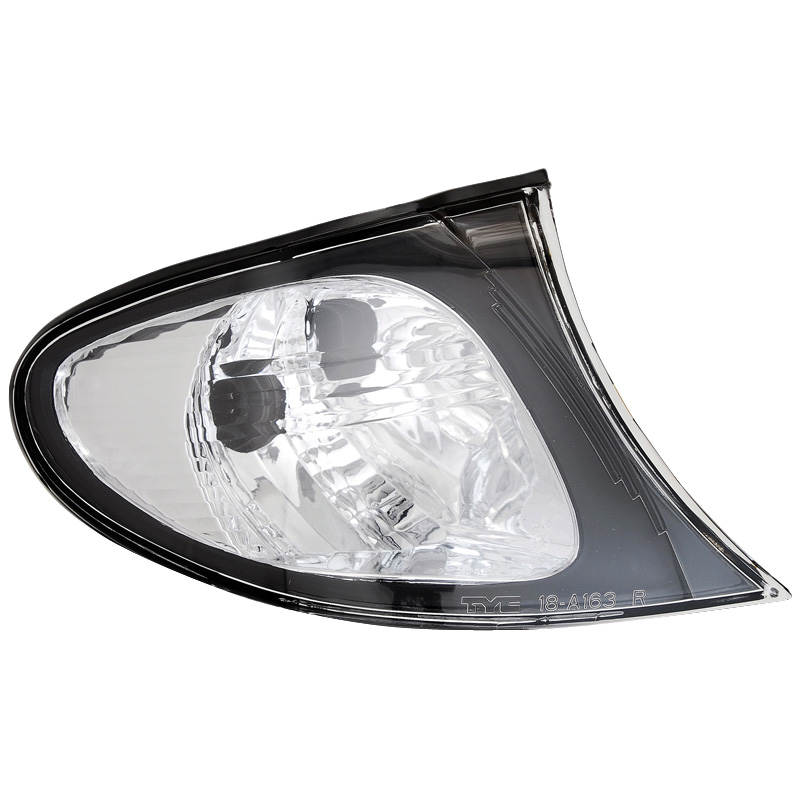 Set Frontknipperlichten  BMW 3-Serie E46 Sedan/Touring 2001-2003 - Kristal/Zwart