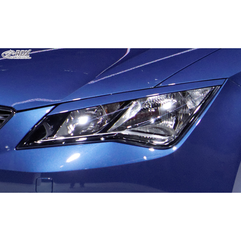 Koplampspoilers  Seat Leon 5F SC/5-deurs/ST 2013-2020 (ABS)