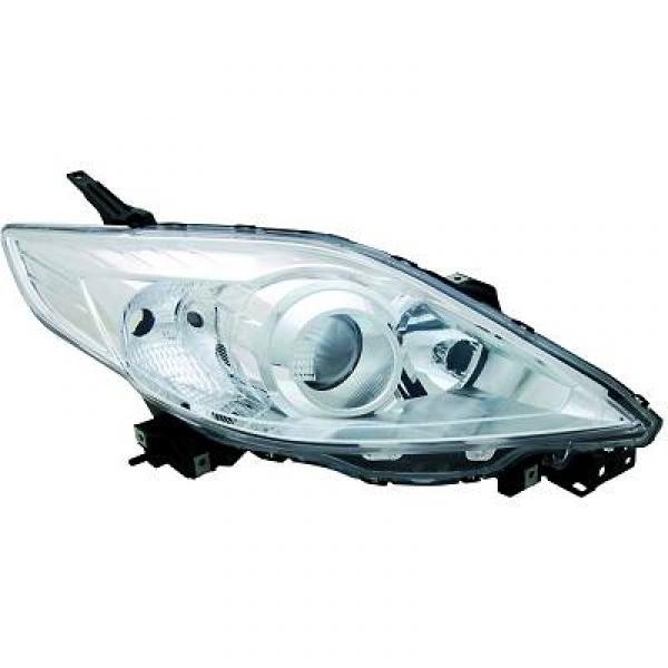 Koplamp links Mazda 5. 08->> H7+HB3/Chroom