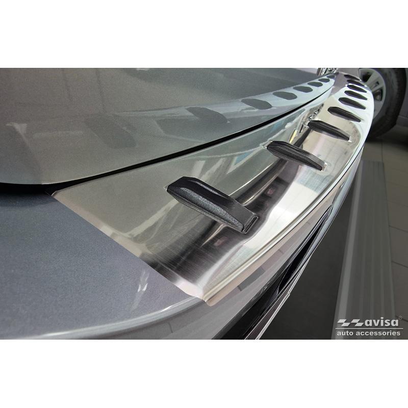 Stainless Steel Rear bumper protector  Volkswagen Passat Variant (CJ5) incl. R-Line & Hybrid 2024- 'STRONG EDITION'