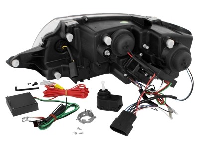 Headlights Audi TT 8N 12.98-05 Devil Eyes Dlite LED Black