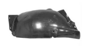 binnenscherm, plastic, voor, rechts Renault Clio, 2005-2009