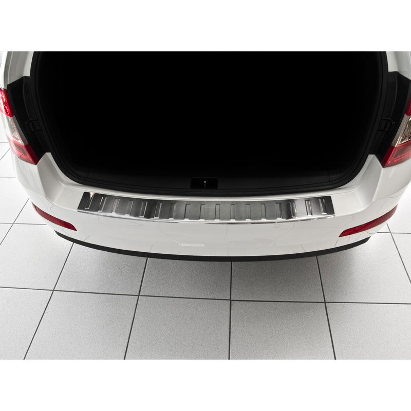 RVS Achterbumperprotector  Skoda Octavia III Kombi 2013-2016 'Ribs'