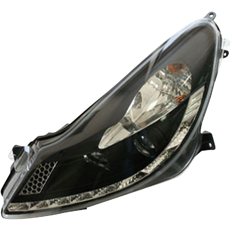 Set Koplampen in DRL-Look  Opel Corsa D 2006-2010 - Zwart